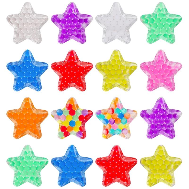 15PCS Sensory Stress Balls Five Pointed Star Grape Ball Fidget Toys Adults Kids Pentagram Squeeze Ball Sensory Toys Party Favors