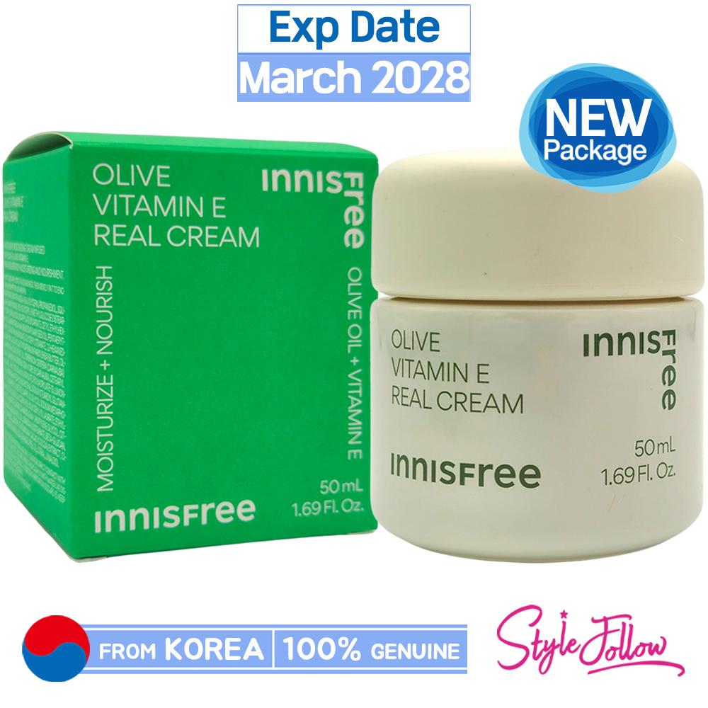 

[INNISFREE] Оливковый крем с витамином Е 50 мл 1pc + Sample Gifts