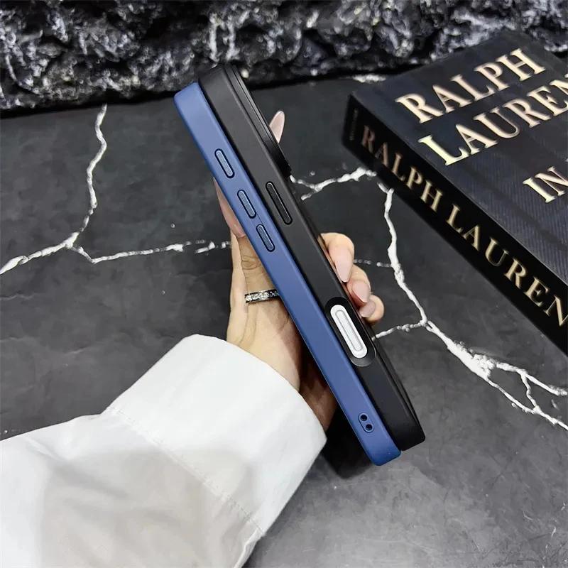 Desert Gold Luxury For Magsafe Wireless Charging Magnetic Case For Iphone 11 12 13 14 15 16 Pro Max Plus Matte Clear Armor Cover