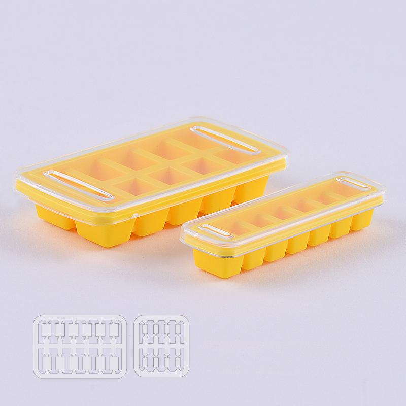 

2Pcs Miniature Dollhouse Food Ice Scoop With Ice Cube Storage Box Model Toys For Doll Accessories