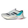 adidas Adizero Boston 12 White Light Aqua Men Sneakers Cloud-White Core-Black ID4237
