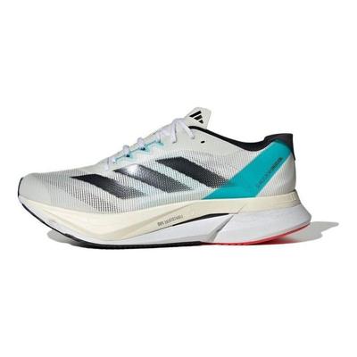 Adizero Boston 12 White Light Aqua Men Sneakers Cloud-White Core-Black ID4237