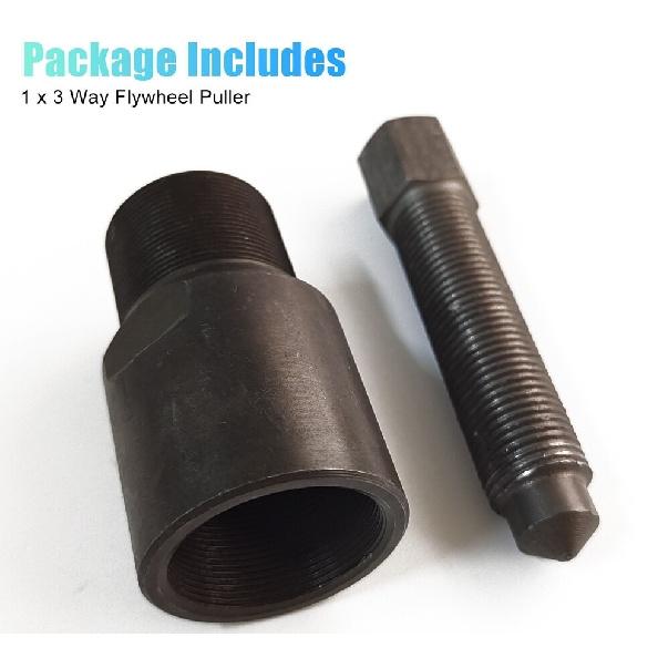 3Way Motorcycle Flywheel Puller Magneto Stator Engine Repair Tool 27mm 28mm 16mm