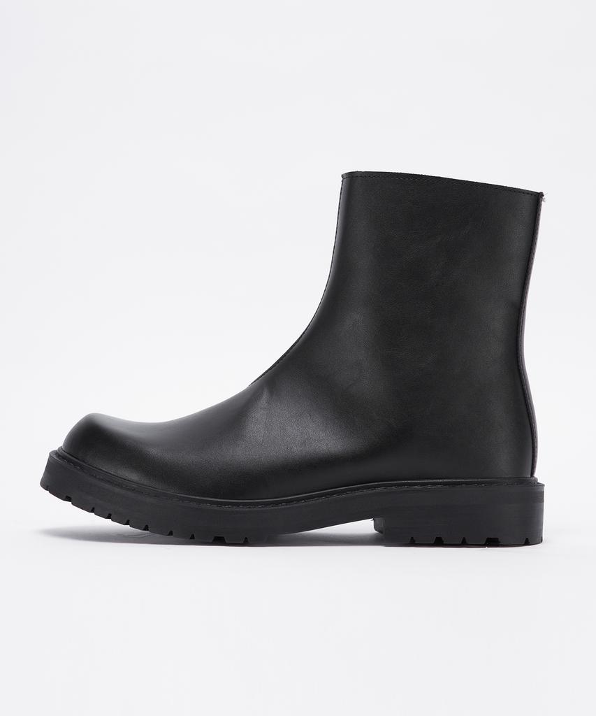 Analog Mood Matte Modern Commando Men'S Rain Zipper Chelsea Boots (Black)
