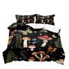 Mushroom King Duvet Cover Set Teens Girls Boys Kids Single Bedding Wonderland Enchanted Forest Butterfly Comforter Cover Set
