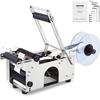 VEVOR Semi-Automatic Round Labeling Machine, 20-50pcs/min, Electric Bottle Label Applicator for Round Bottles