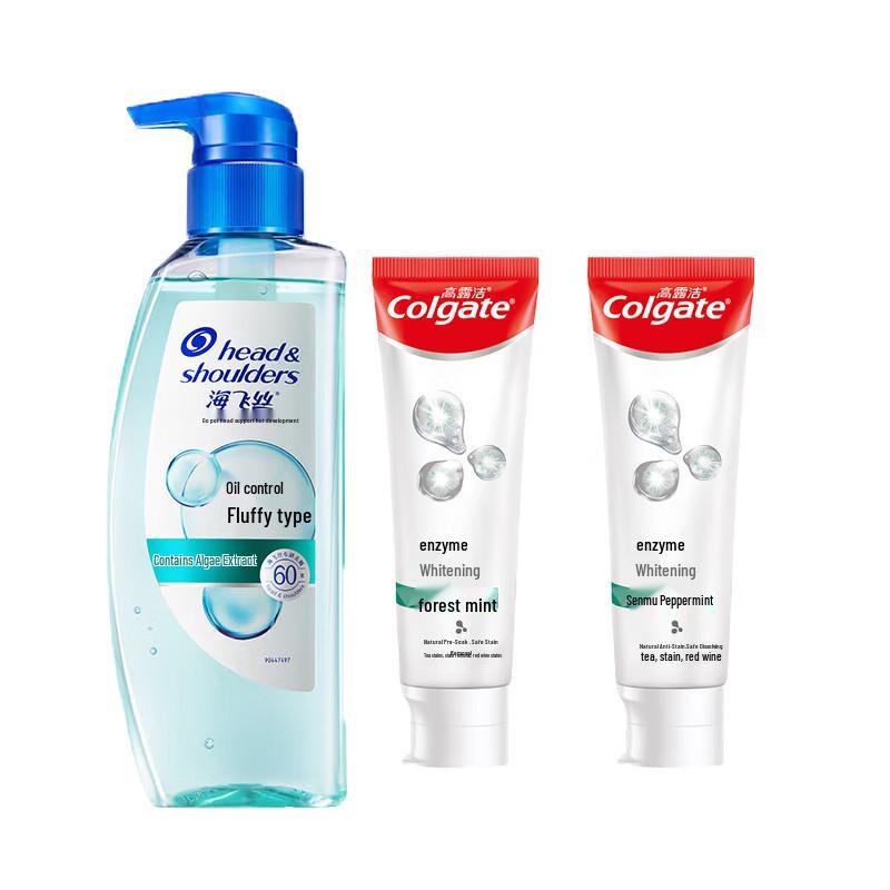 Colgate Toothpaste & Shampoo Family Bundle