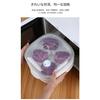 Plastic Vegetable Steamer with Lid for Kitchen Use (Transparent White, 3rd Floor)