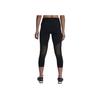 Nike Fly Lux Solid Logo High Waist Training Capris Women Bottoms Black 933628-010