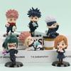 6Pcs/Pack Jujutsu Kaisen Q Posket Figure Satoru Gojo Geto Suguru Yuji 7cm Figurine Anime Collection Dolls Toy Model Ornaments