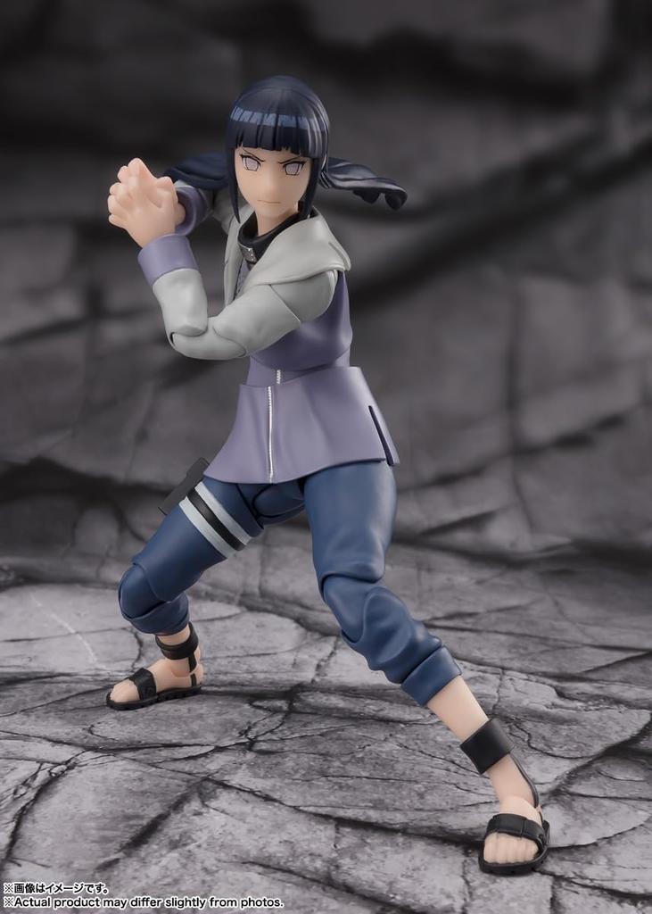 TAMASHII NATIONS NARUTO Shippuden Hinata Hyuga White 135mm PVC ABS Painted Action Figure S.H.Figuarts -Noble Eyes- Approx. &