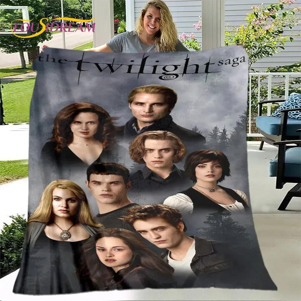 The Twilight Saga HD Printed Soft Plush Blanket,Flannel Blanket Throw Blanket for Living Room Bedroom Bed Sofa Picnic Kids Cover