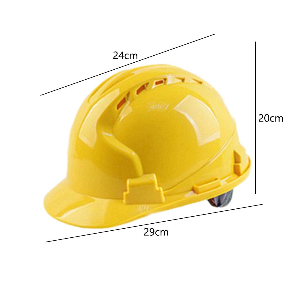 Construction Safety Helmet Hard Hat, ABS Thicken Anti-Rolling Design,Adjustable Solid Color,Solves Head Protection Insufficiency