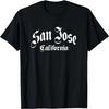 San Jose - Kalifornien - Old School Design - Klassisches T-Shirt