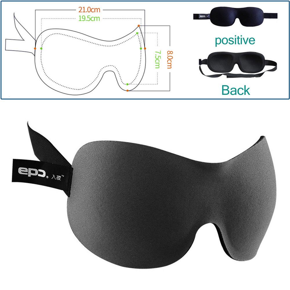 Tcare Mode 3D Schlafmaske, Reise Schlaf Augenabdeckung Nickerchen Augenklappe Schlafbrille Verdunklungsbrille Schafft Totale Dunkelheit Unisex