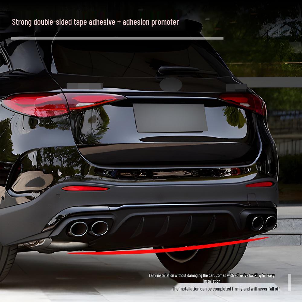 Compatible with Mercedes-Benz (24+) GLC-Class X254: GLC43/63 Rear Bumper Lip & Exhaust Tips (Domestic/International)