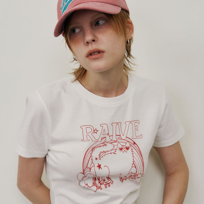 

RAIVE Pigment Wave Logo Ball cap VX5MA321_3color PINK_00F