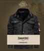 WWII US Air Corps Flying Tigers Leather Shearling Jacket for Military Enthusiasts