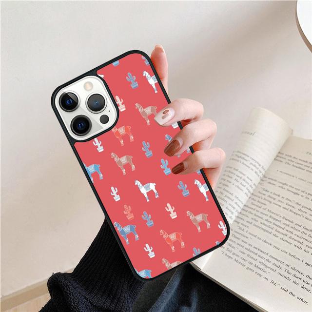 Lama Alpaca Lama Animal Cute Coque Shell For iPhone 17 Air 15 16 14 13 12 Pro Max 11 Pro Max Plus Phone Case Cover