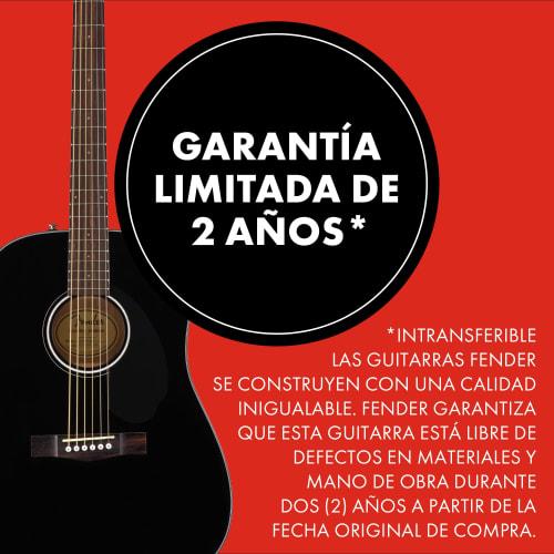 Fender CD-60S Dreadnought Acoustic Guitar with Walnut Fingerboard, Black, includes soft case