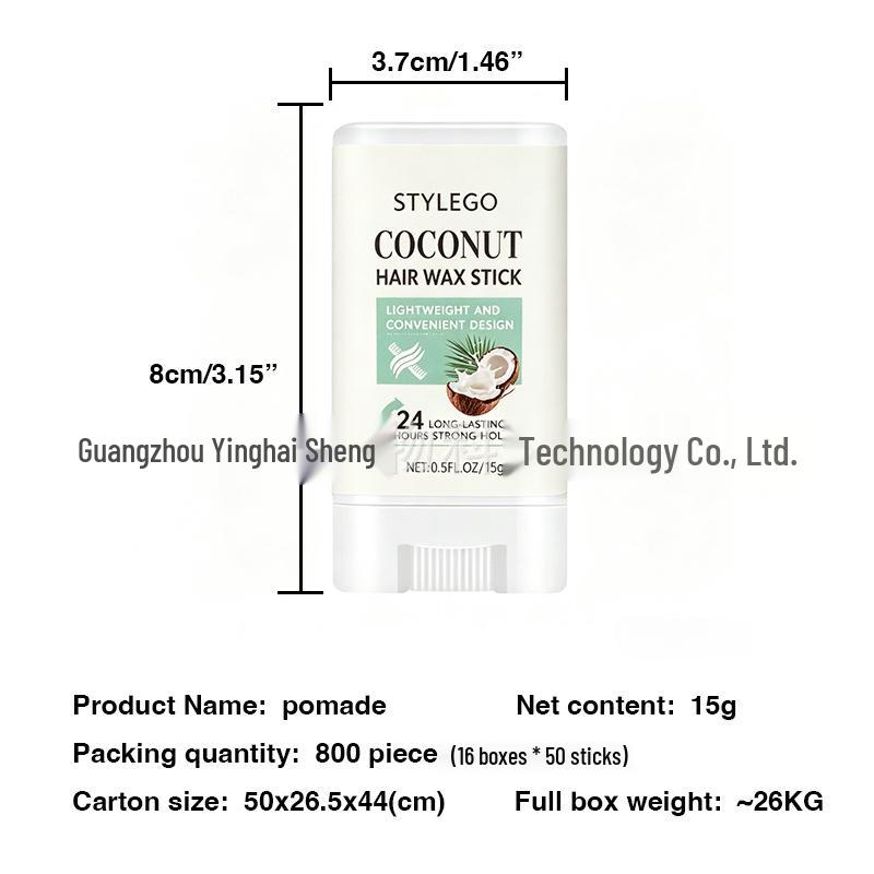 Anti-Frizz Hair Styling Wax Stick