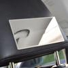 Stainless Steel Car Sun Visor Mirror Self-adhesive Car Interior Cosmetic Mirror  Car-styling