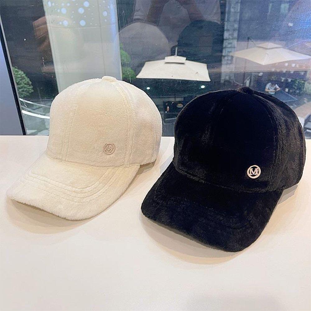 Men Women All-match Thicken Warm Hip Hop Cap Sports Hat Baseball Cap Peaked Hat