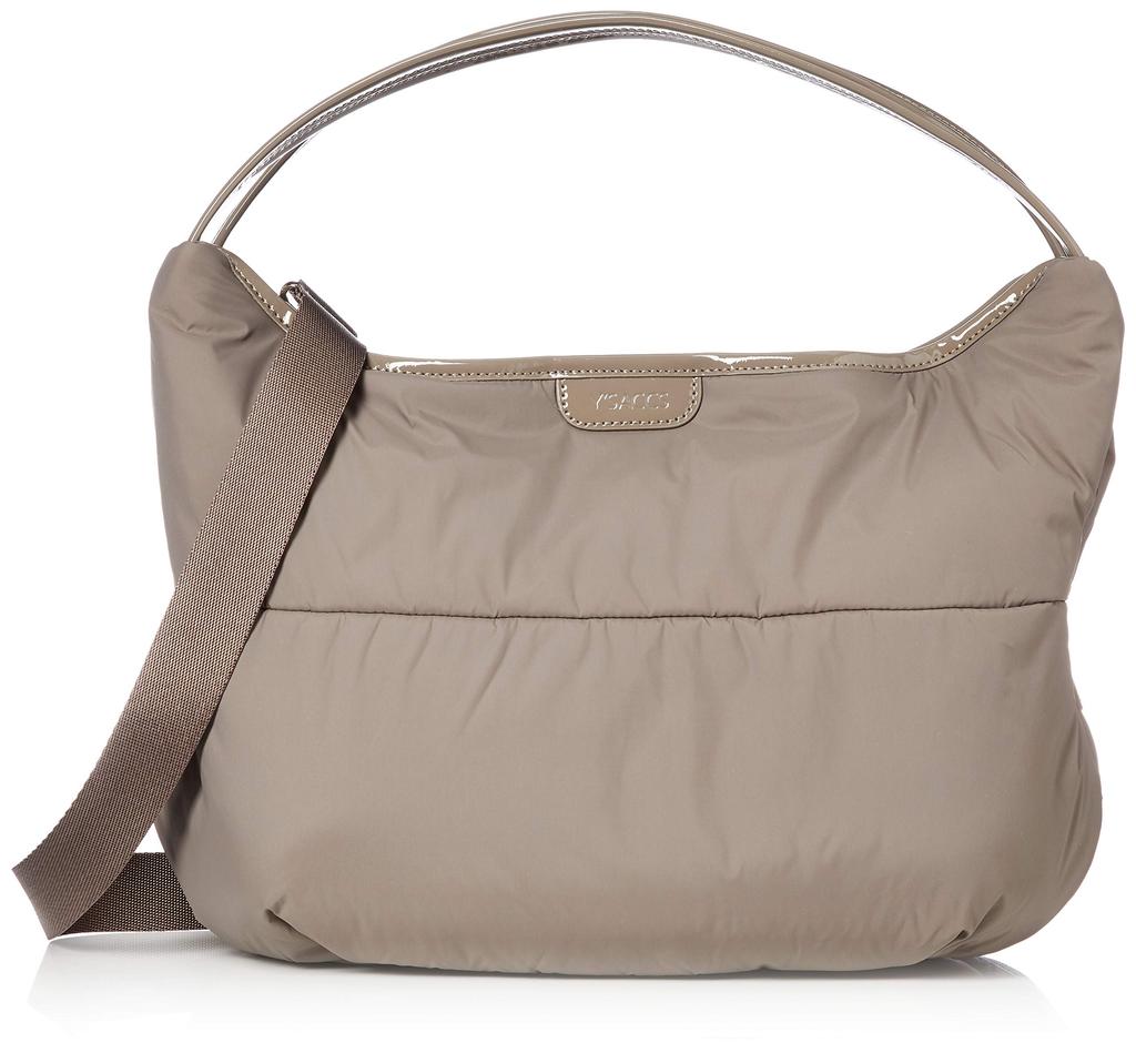 Nylon Taffeta Bonded Tote Gray [Isaac] Y92-15-03