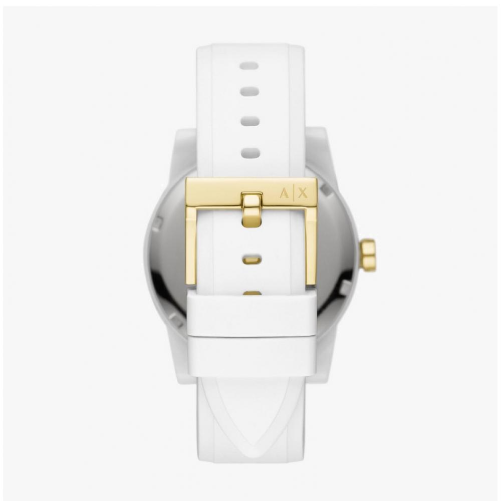 Armani Exchange Women S Urethane Watch Set With Luggage Tag Ax7126