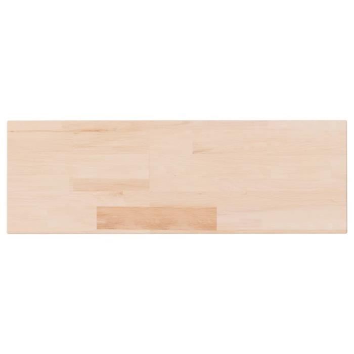 342949 vidaXL Panneau d'étagère 60x20x4 cm Bois de chêne massif non traité