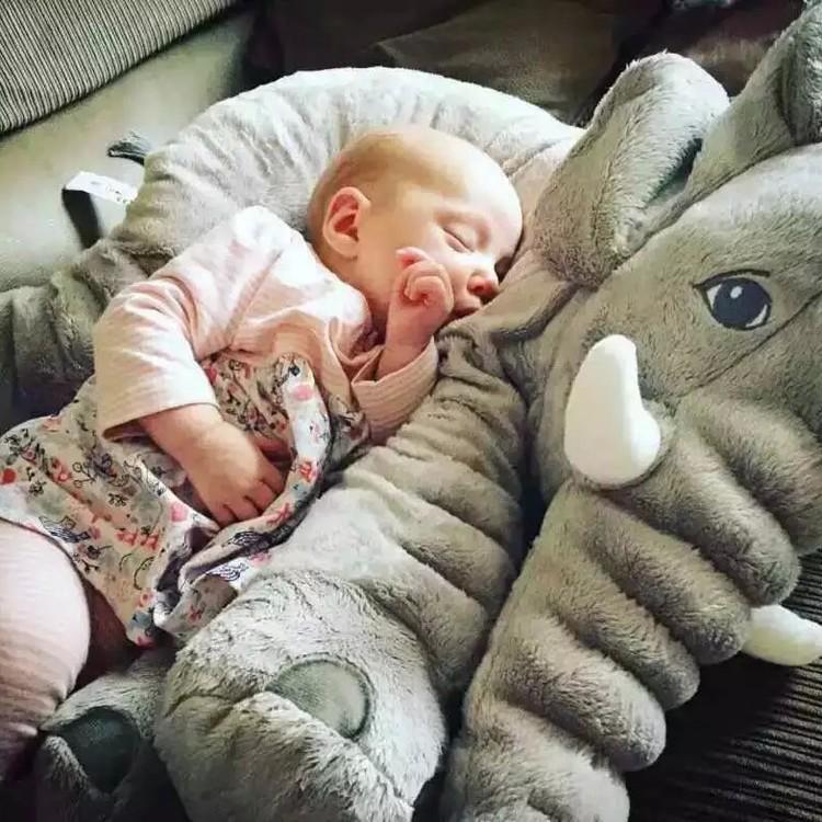 Plush Elephant Doll Sleep Pillow for Baby & Children