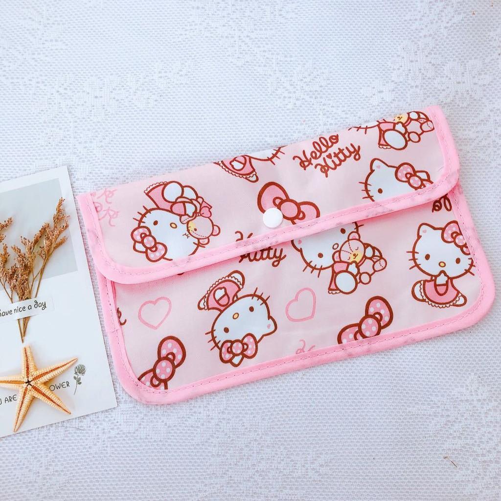 Hello Kitty Crayon Shin Chan Cartoon Portable Case With Multi Purpose Storage For Students And Kids
