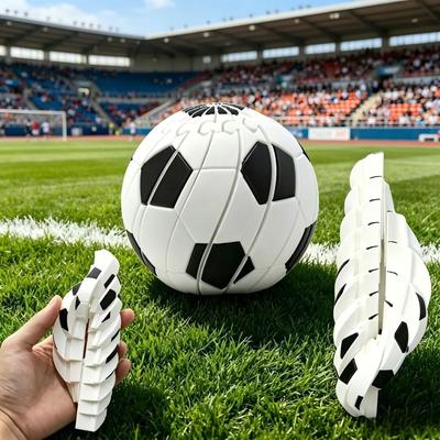 Slime-Style 3D Printed Toys Transformable Football Ornaments Decompression Balls  For Sports Fans