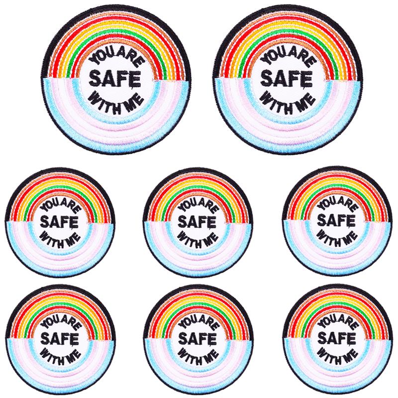 5 szt./Partie Księżyc Motyl Taśma Kwiat Haftowana Naszywka Kreskówkowe Naszywki Na Ubrania DIY Naszywki Do Naprasowywania Na Ubrania Naklejki Do Naszywania