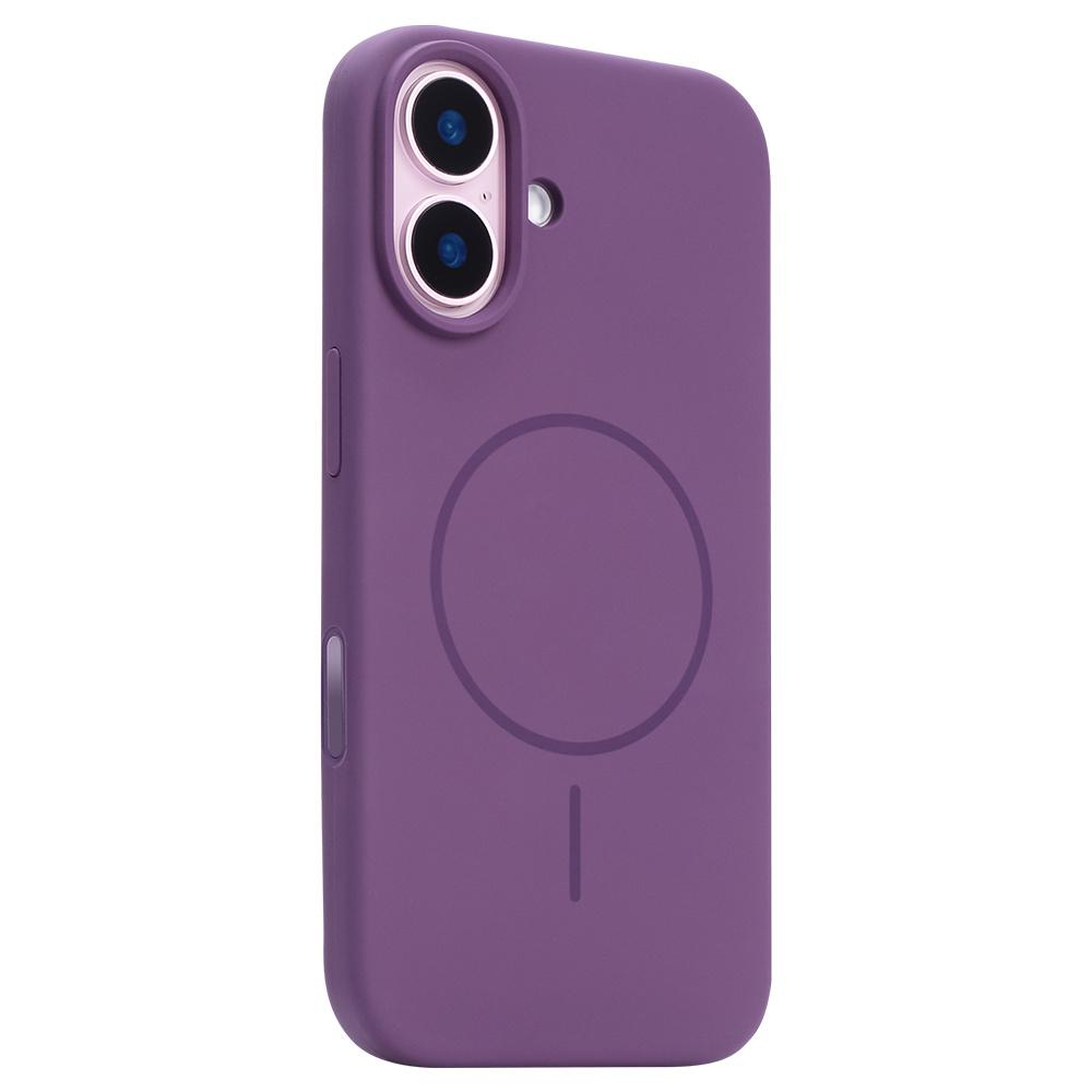 

For iPhone 16 Plus Case Compatible with MagSafe Liquid Silicone Phone Back Cover with Camera Button D