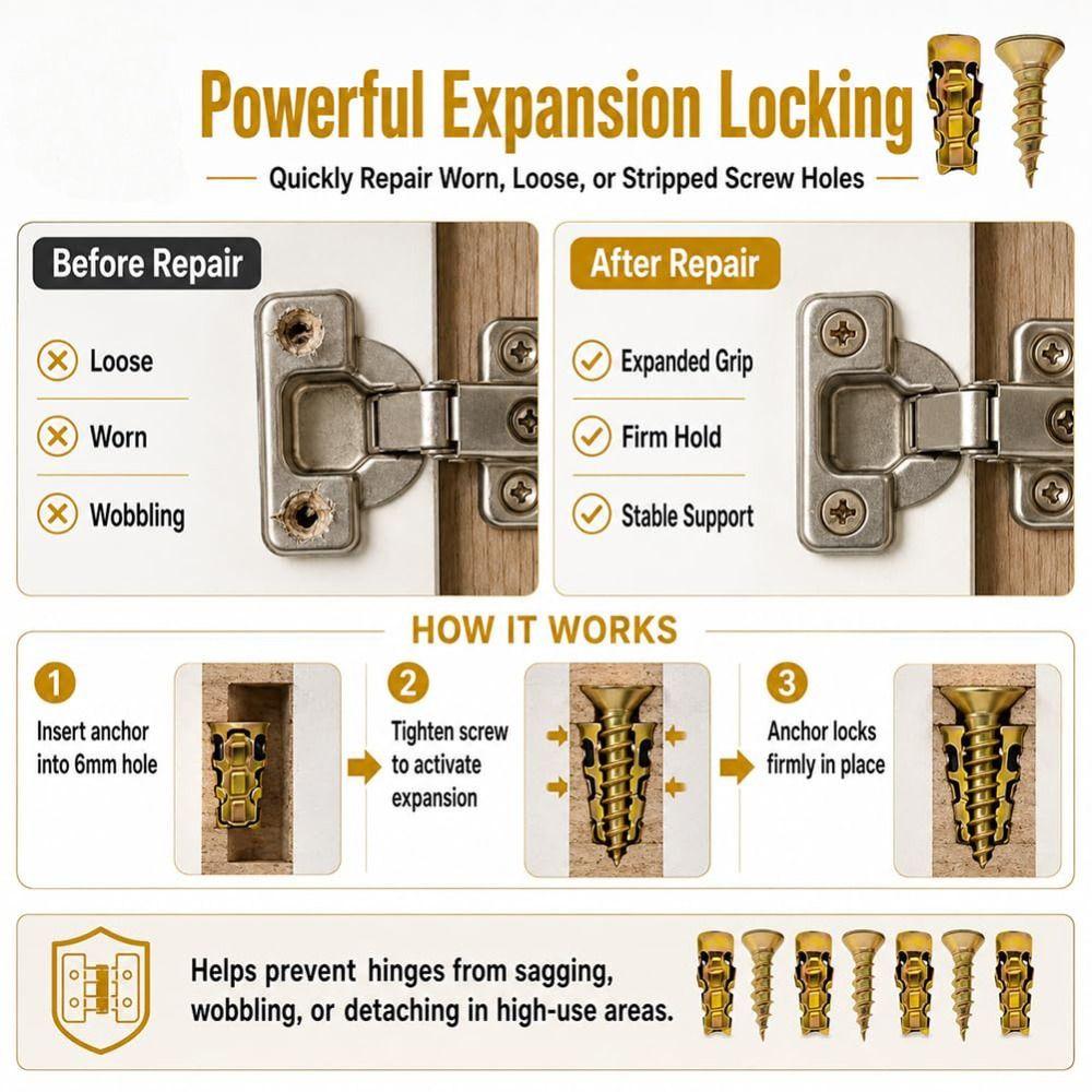 Short Self Tapping Screw 6×14mm Expansion Anchor New Expansion Screw  Wall Drilling