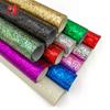 Sparkly Chunky Glitter Fabric Shiny Gold Vinyl Synthetic Faux Leather Fabric Hairbow Craft DIY Accessories Material Handmade