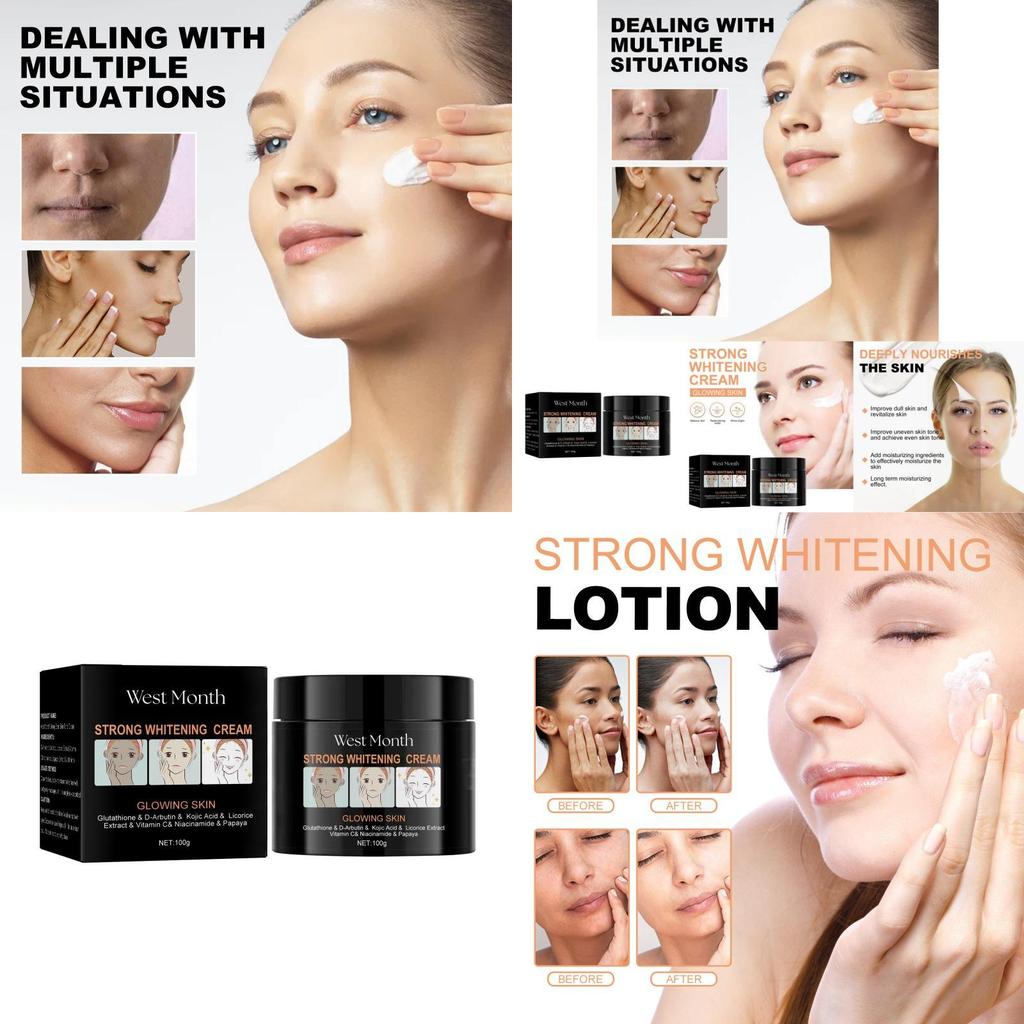 Crema Illuminante West Month Per Pelle Radiosa Nutriente Idratante Riparatrice Pelle Spenta