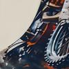 3-delige hoeslakenset Motorracen 3D Geprint Motocross Rijder Beddengoed Met Kussenslopen Voor Slaapkamer Decoratie