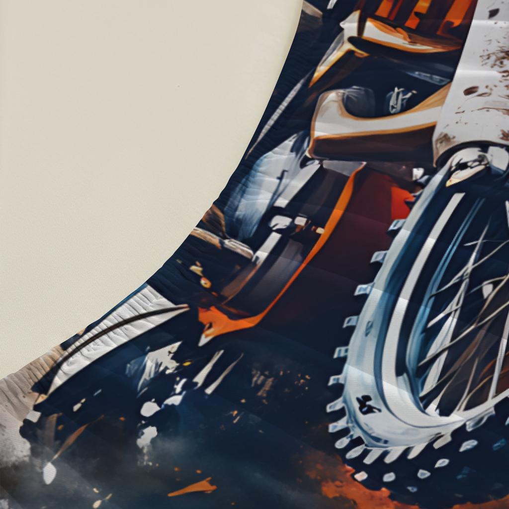 3-delige hoeslakenset Motorracen 3D Geprint Motocross Rijder Beddengoed Met Kussenslopen Voor Slaapkamer Decoratie