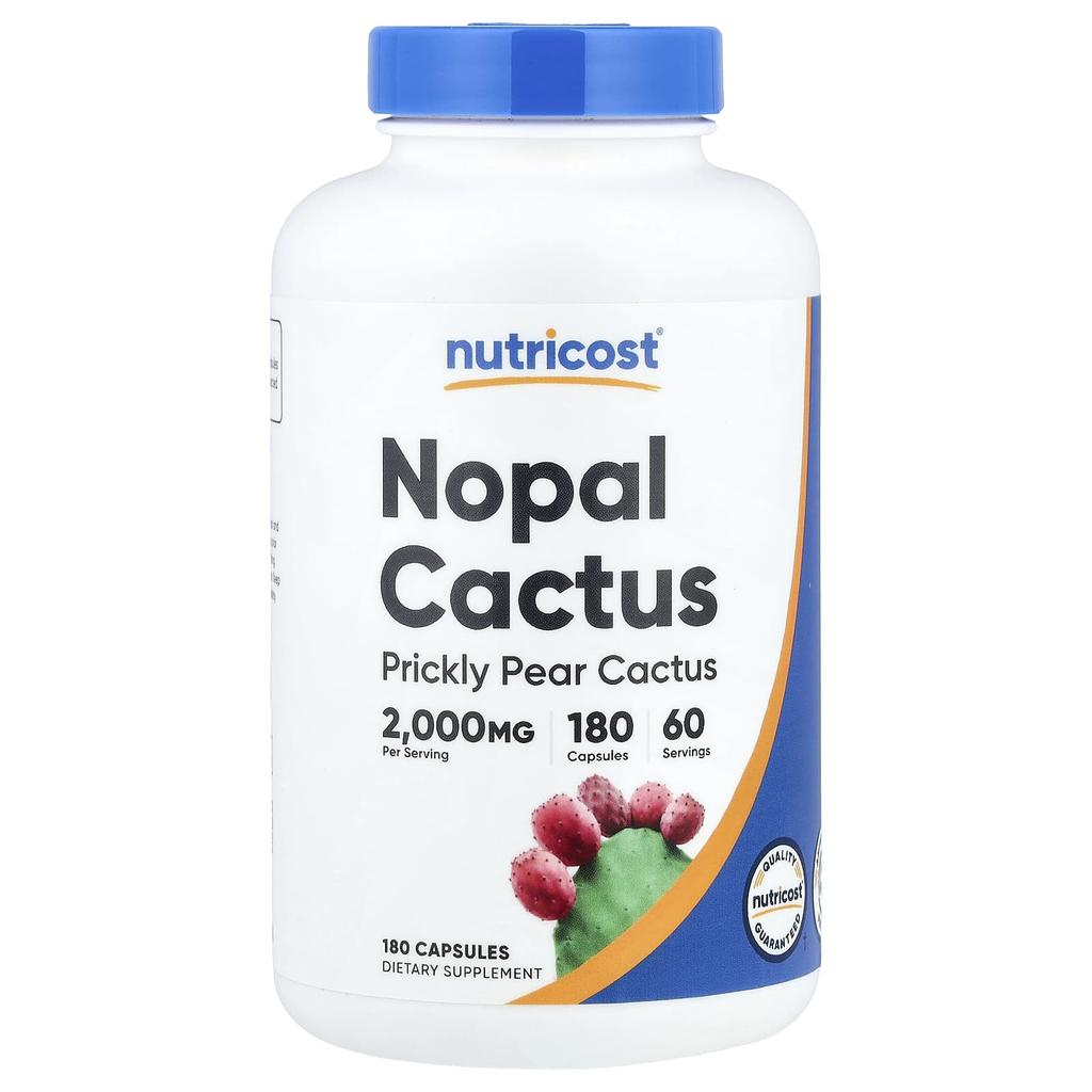 Nutricost, Nopal Cactus, 180 Capsules (666mg per capsule)