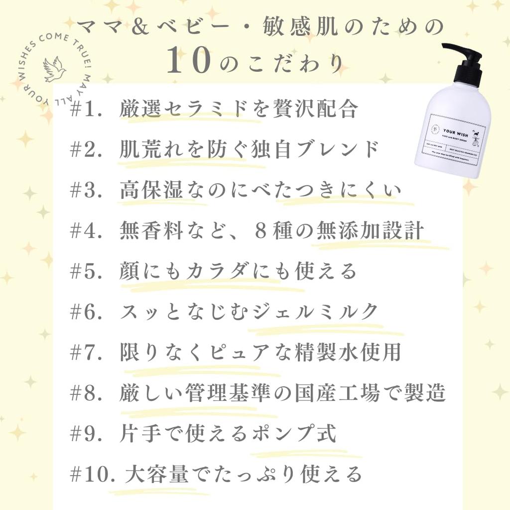 YOUR WSIH Baby Mama Sensitive Skin Research Rich Ceramide Serum for the Whole More Highly Pump Expertly 250ml Nanoliposome [Return Guarantee] [Large