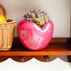 Lovely Heart Shaped Pen Holder 3D Pen Storage Bucket Kawaii Heart Pencil Organizer  Desktop Crafts