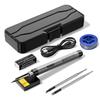 USB Rechargeable 800mAh Electric Soldering Iron with C210 Tip - Quick Heating Tool Set