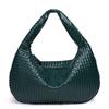 Large Capacity Women's Shoulder Bag, Retro Minimalist Handbag, Cross-border Handmade Woven Armpit Bag, Handmade Woven
