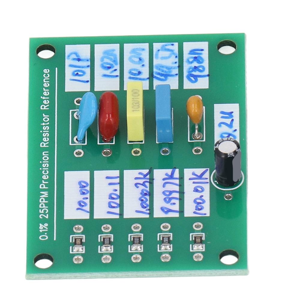 0.1% 25PPM Precision Resistor Standard Board Resistance Capacitance Board Multimeter Accessory