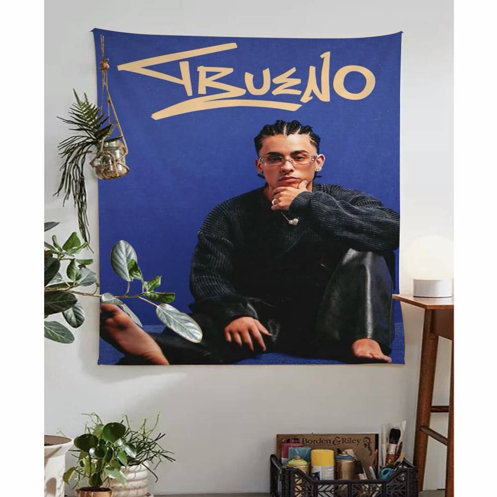 Singer Trueno Anime Tapestry Hippie Flower Wall Carpets Dorm Decor Cheap Hippie Wall Hanging