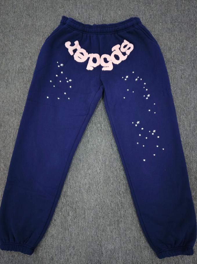 Young Thug Style Spider Web Hoodie Set
