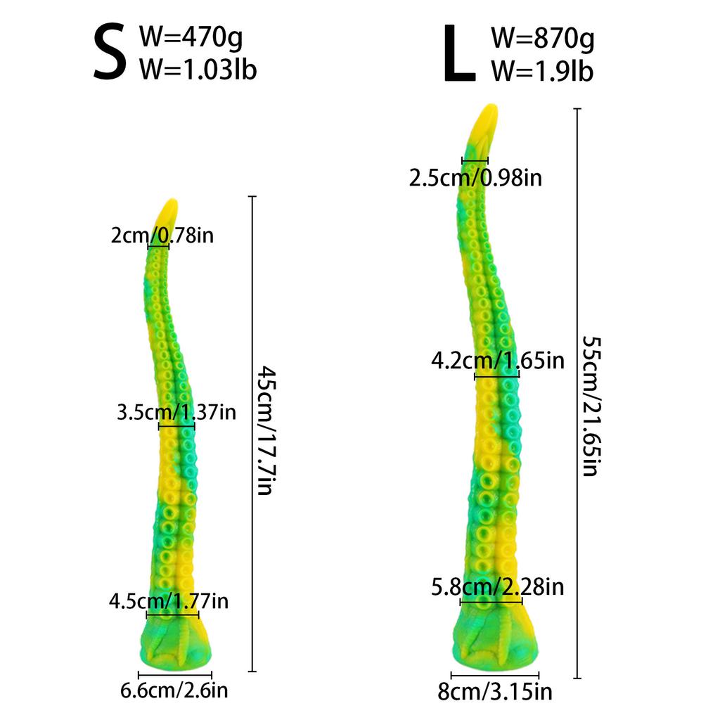 Super Long Octopus Tentacle Fish Sex Product Deep Anal Expansion Masturbation Massager for Men and Women SM Sex Product