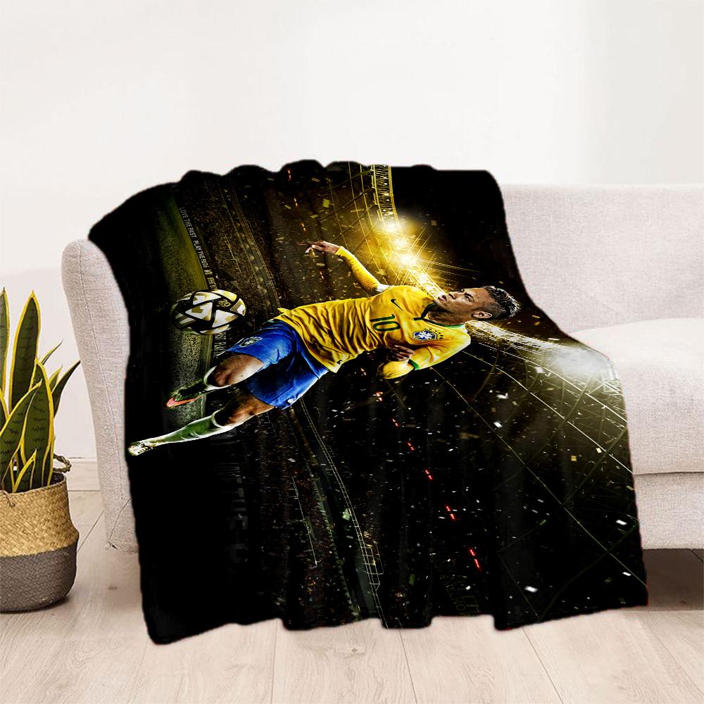 Neymar Celebrates Victory Blanket Ultra-Soft Suitable for Chair Office Chair Picnics for All Occasions Stylish Decor
